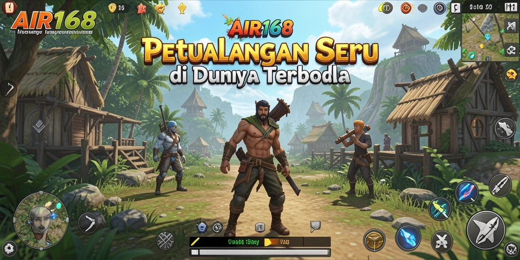 Gameplay AIR168 yang menakjubkan dalam dunia terbuka yang luas.