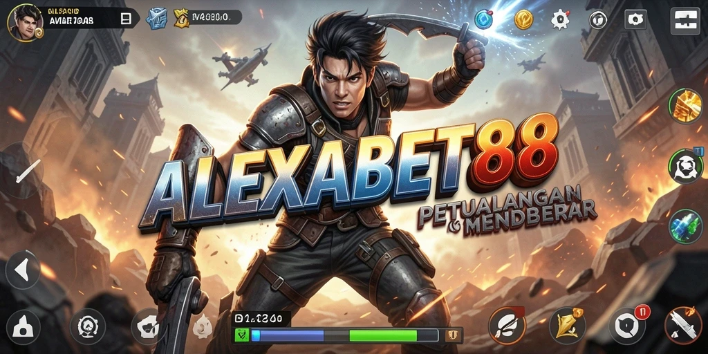 Tangkapan layar ALEXABET88 dengan aksi pertarungan yang intens.