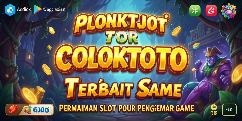 Screenshot gameplay COLOKTOTO menampilkan berbagai slot menarik.