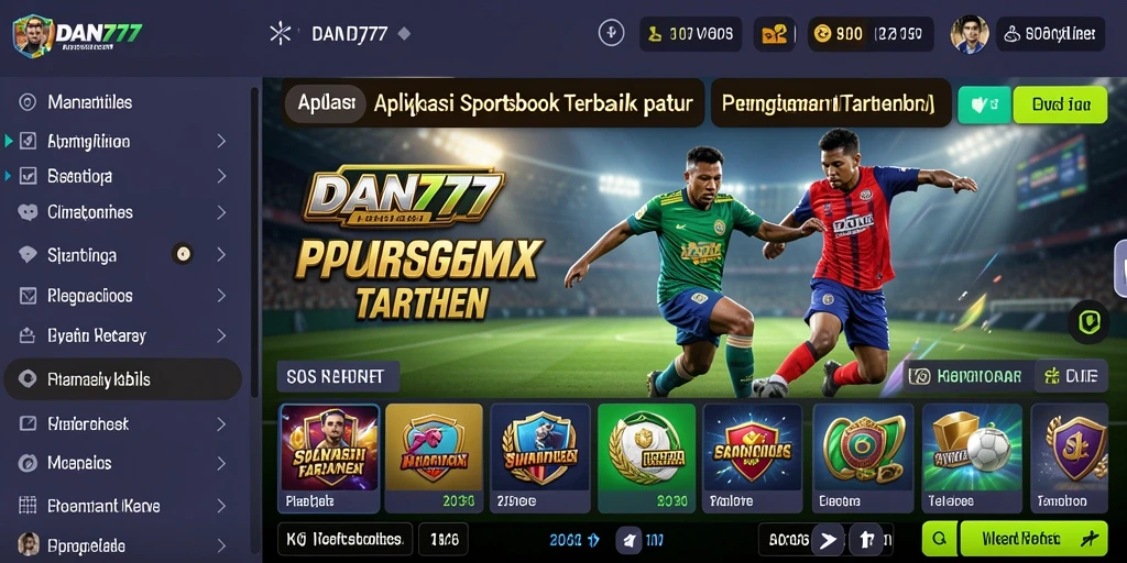 Tampilan gameplay menarik dari aplikasi Sportsbook DAN777.