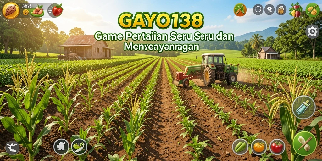 Tampilan gameplay menarik dalam GAYO138 dengan suasana pertanian.