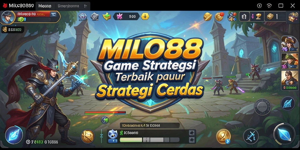 Tampilan gameplay <strong>MILO88</strong> yang intens dan strategis.
