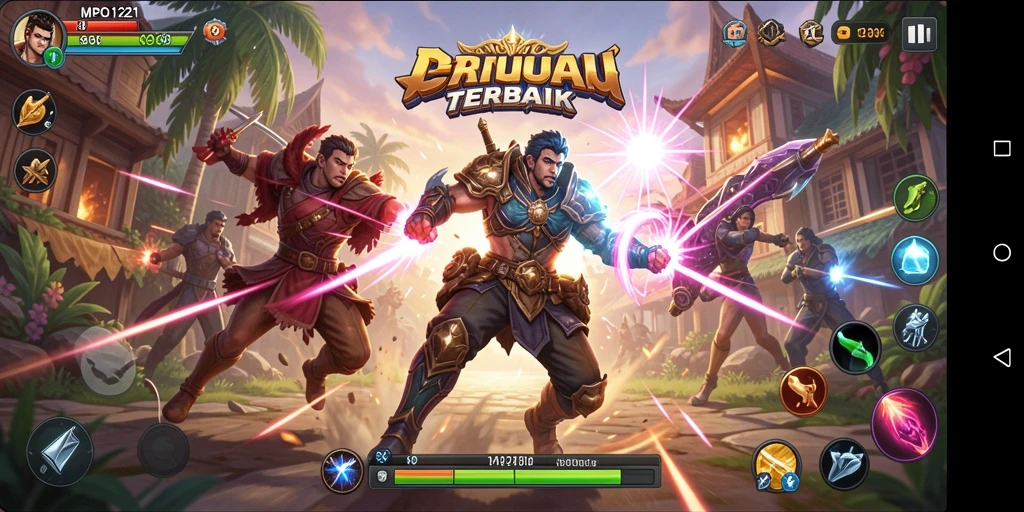 Screenshot MPO1221 menampilkan aksi pertempuran yang mendebarkan.