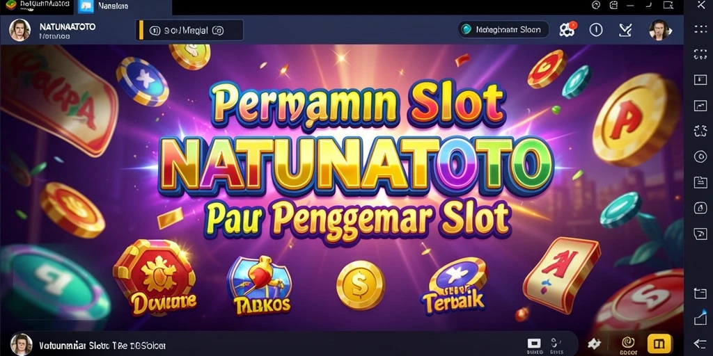 Tampilan utama gameplay Slot NATUNATOTO dengan grafis yang menawan.
