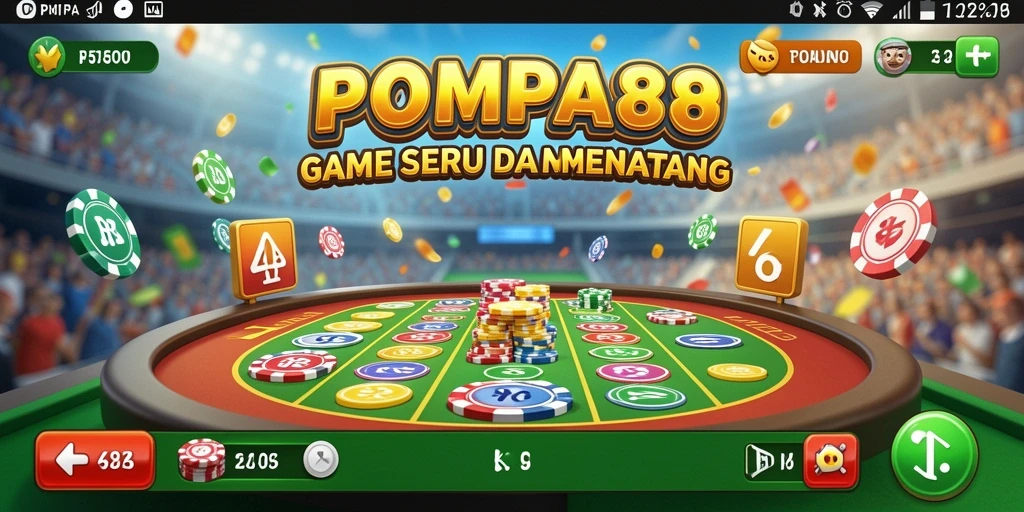 Tampilan gameplay Bingo yang mengasyikkan dalam POMPA88.