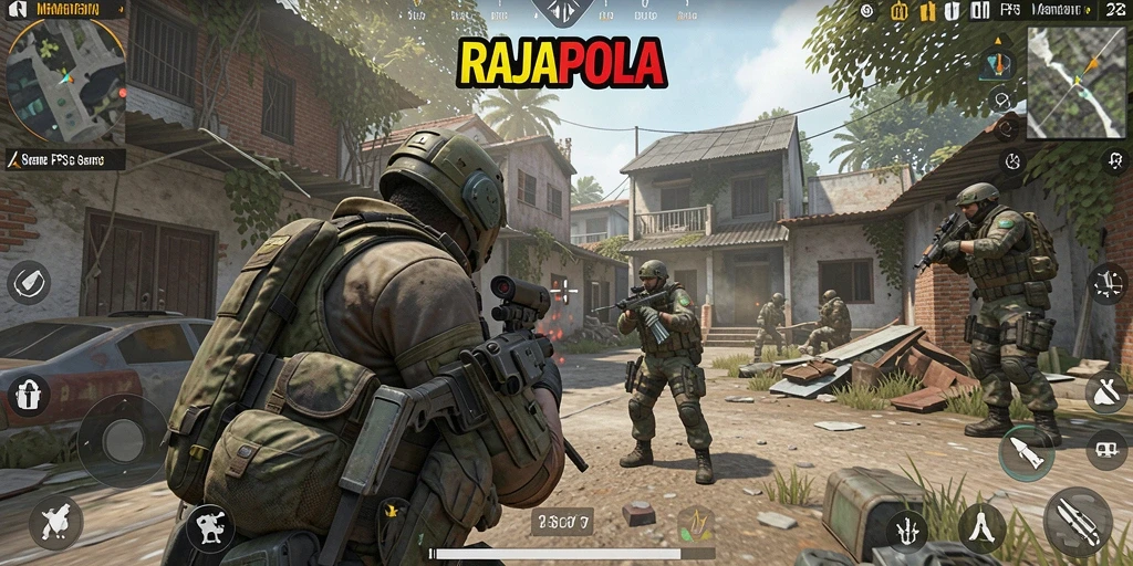 Tangkapan layar utama dari gameplay seru RAJAPOLA.