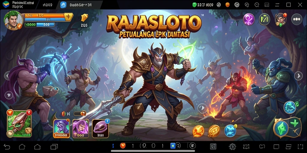 Gameplay mendebarkan di dunia fantasi RAJASLOTO.