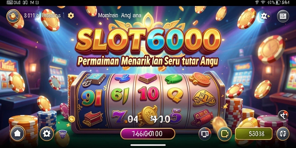 Tampilan menarik dari permainan Kasino di SLOT6000.