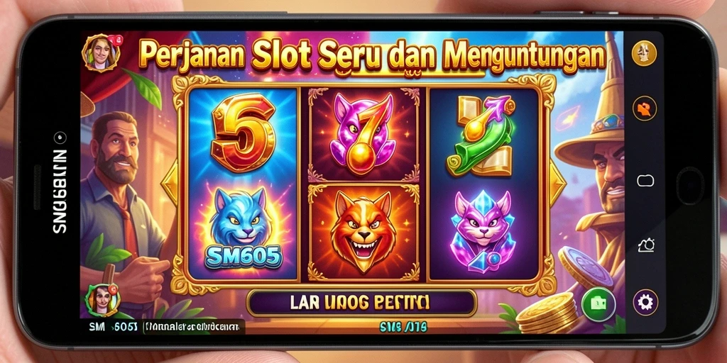 Tampilan menakjubkan dari gameplay Slot di SM605.