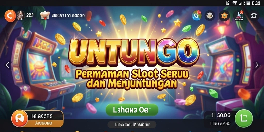 Gameplay menarik dari UNTUNGGO dengan berbagai tema slot.