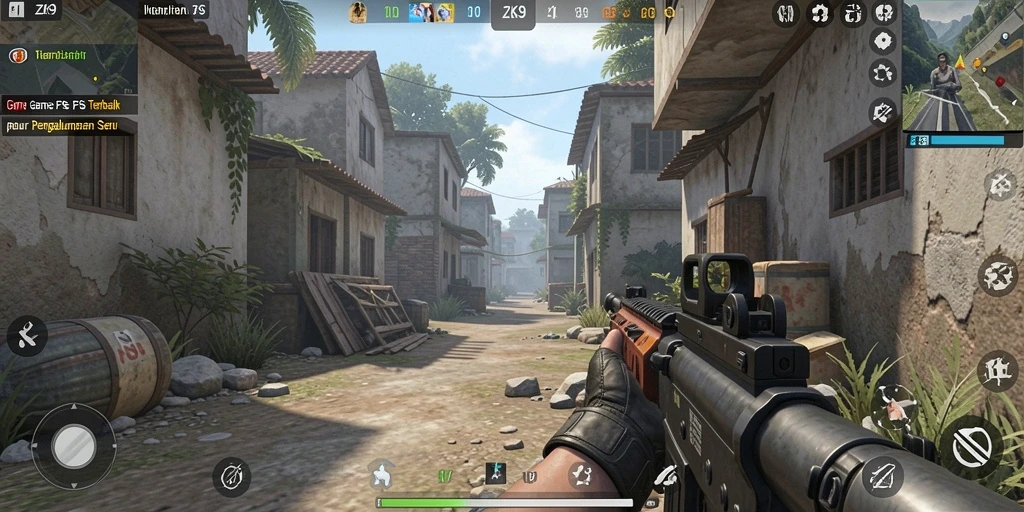 Tampilan gameplay seru ZK9 dengan aksi menegangkan di setiap sudut.